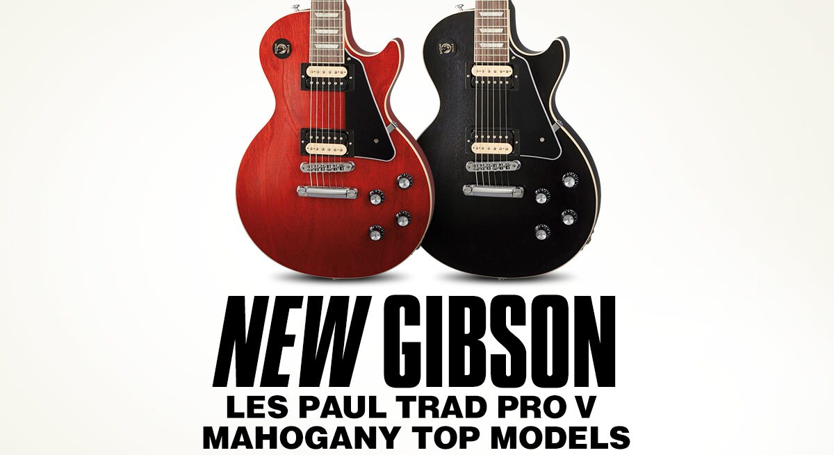 New Gibson Les Paul Trad Pro V Mahogany top models