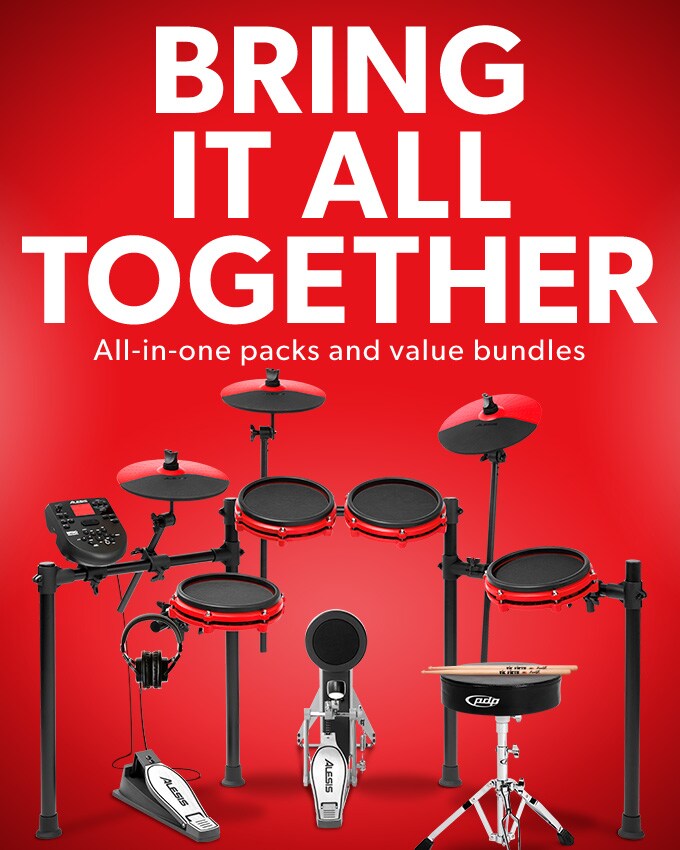 Bring it all together. All in one packs and value bundles.