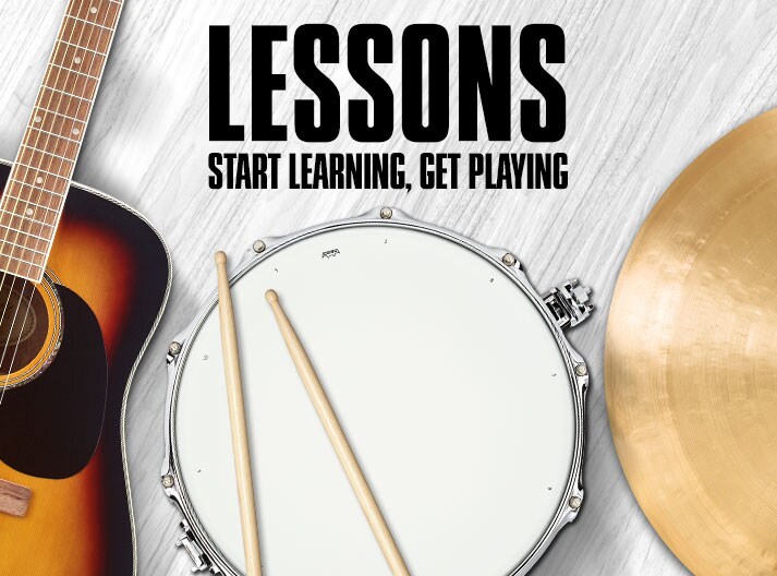 Lessons, start learning, get playing