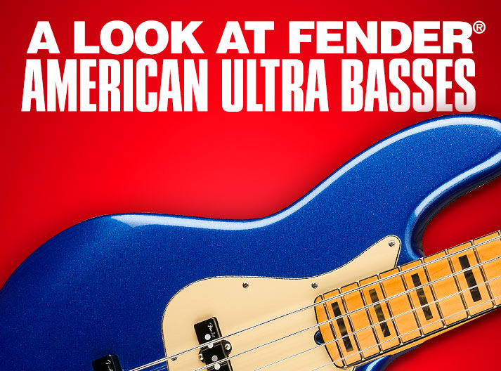 a look at Fender American ultra basses