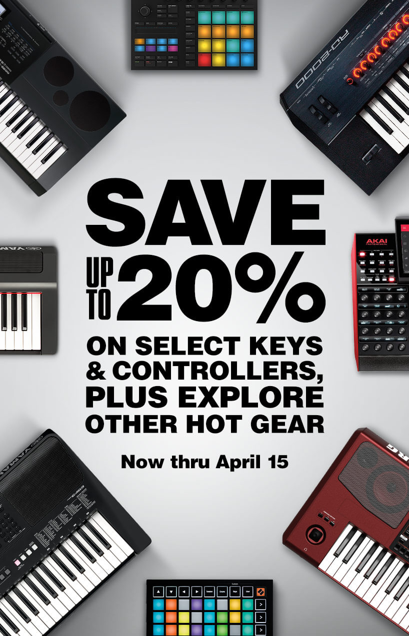 Save up to 20 percent on select keys and controllers, plus explore other hot gear. Now thru April 15.