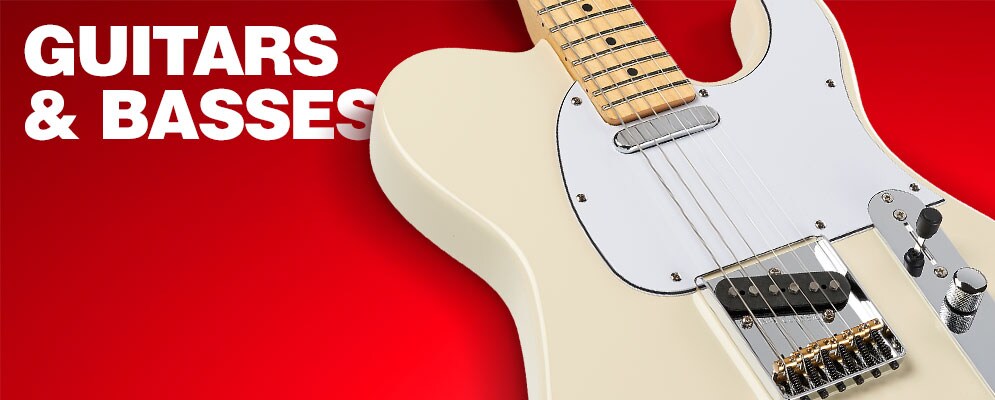 Guitars and basses