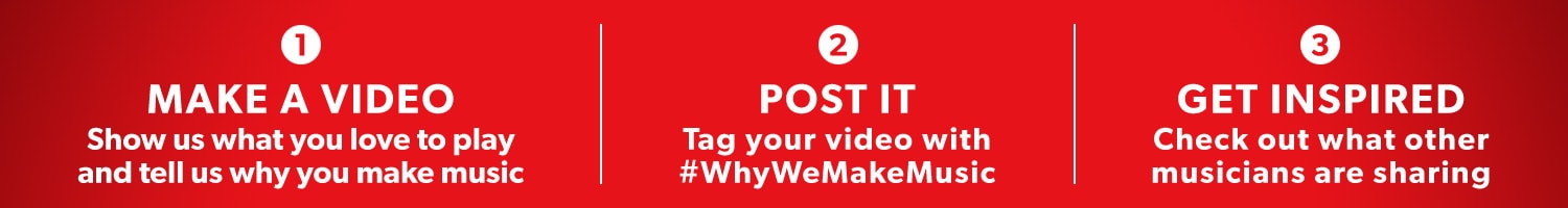 1. Make a video. 2. Post it. 3. Get Inspired.