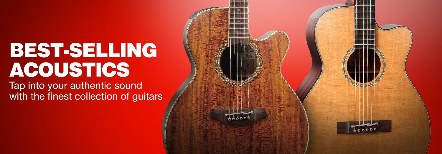 Best-Selling Acoustics. Tap into your authentic sound with the finest collection of guitars.