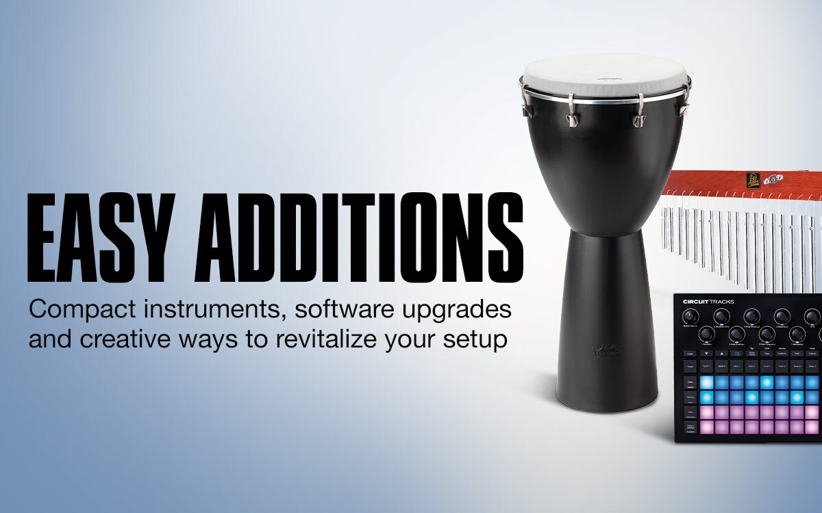 Easy Additions. Compact instruments, software upgrades and creative ways to revitalize your setup
