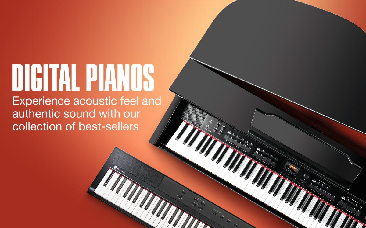 Digital Pianos. Experience acoustic feel and authentic sound with our collection of best-sellers.