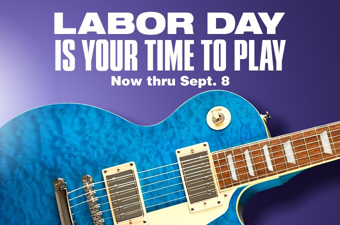 Labor Day is Your Time to Play. Now thru September 1.