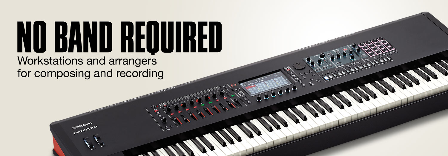 No Band Required. Workstations and arrangers for composing and recording.