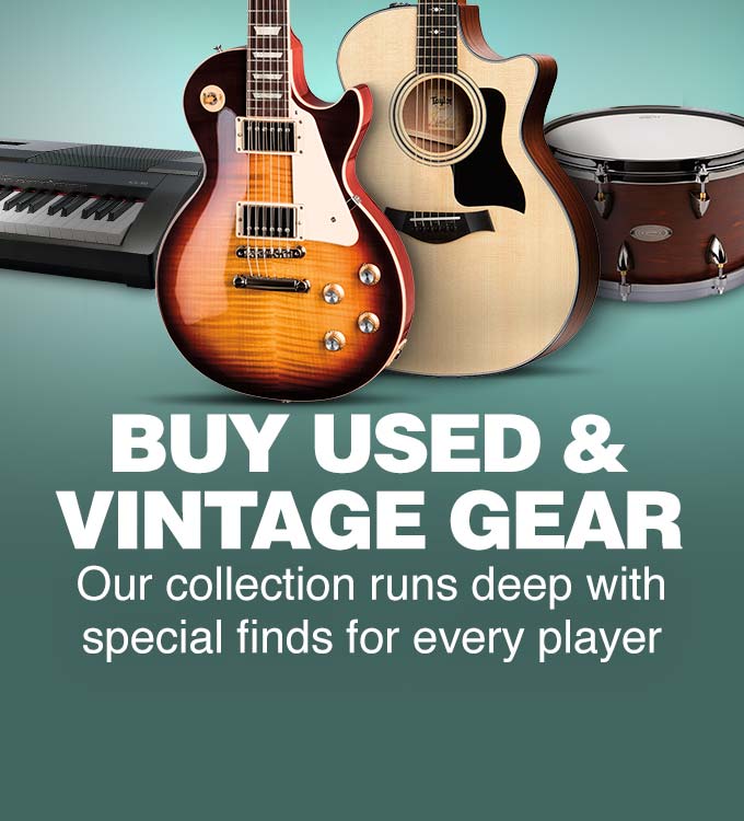 Buy Used and Vintage Gear. Our collection runs deep with special finds for every player.