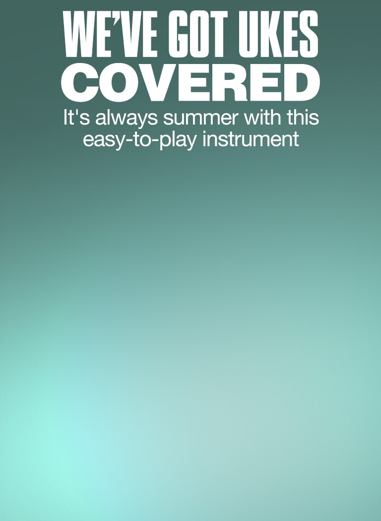 We've Gog Ukes Covered. It's always summer with this easy-to-play instrument.