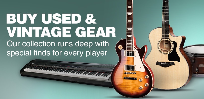 Buy Used and Vintage Gear. Our collection runs deep with special finds for every player.