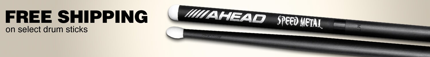 Free Shipping on select drumsticks