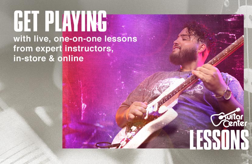 Get playing with live, one on one lessons from expert instructors, in store and online.