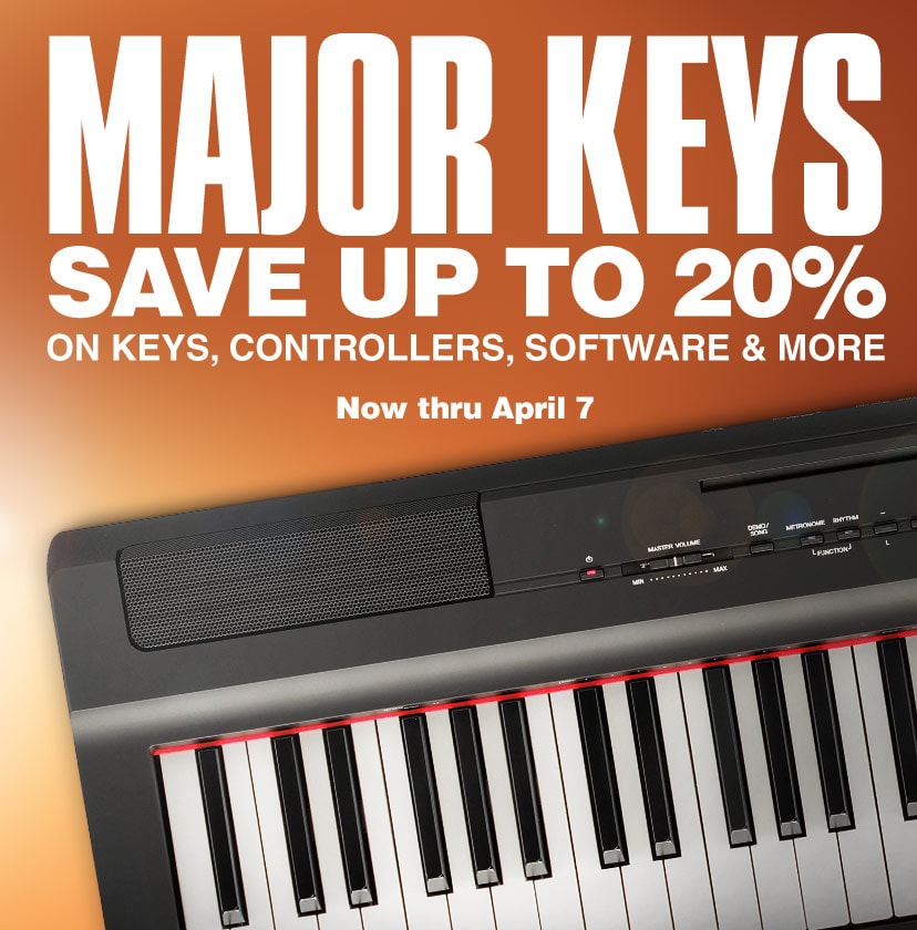 Major Keys Save up to 20 percent on keys, controllers, software and more. Now thru April 7