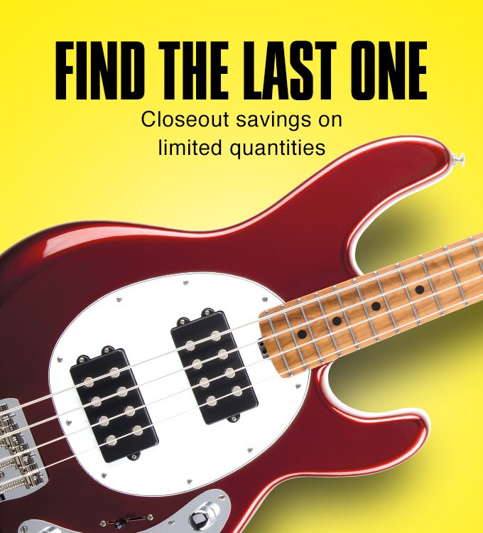 Find the last one, closeout savings on limited quantities.