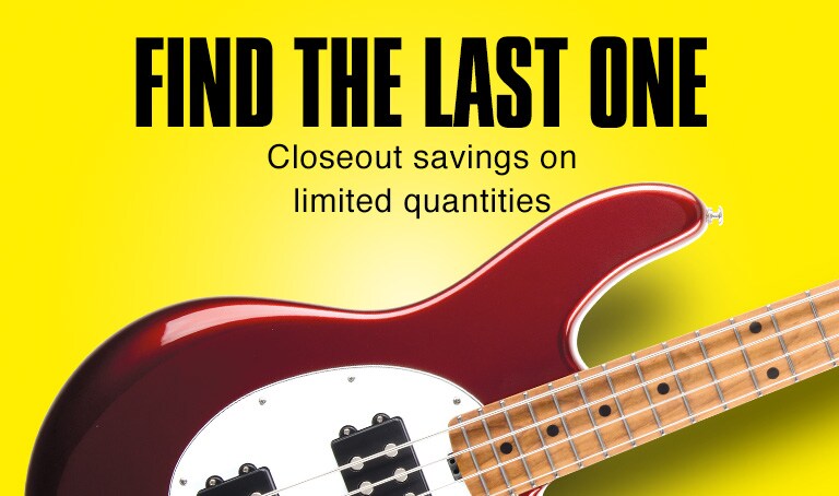 Find the last one, closeout savings on limited quantities.