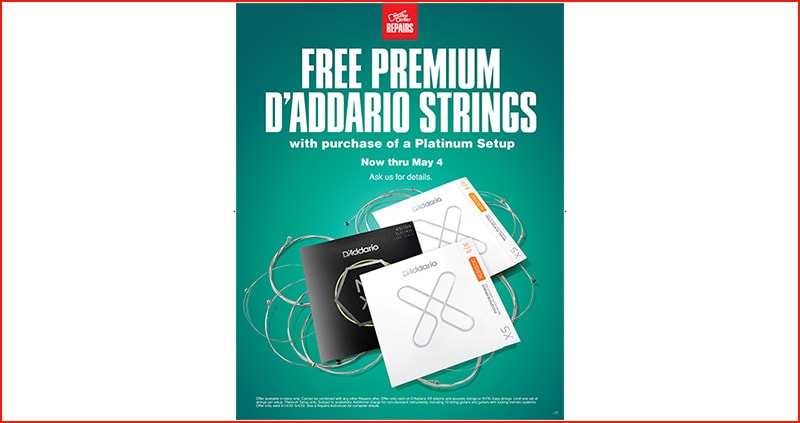 Guitar Center Partners with D’Addario for Guitar-A-Thon/Earth Day String Recycling Even