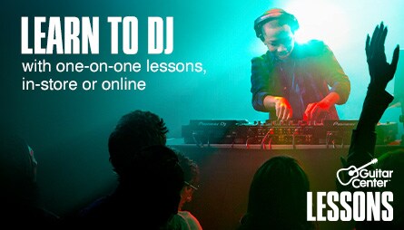 Learn to DJ with one-on-one lessons, in-store or online.