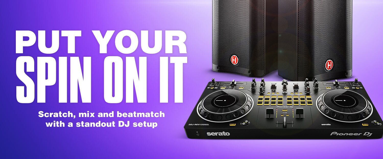 Put Your Spin On It. Scratch, mix and beatmatch with a standout DJ setup