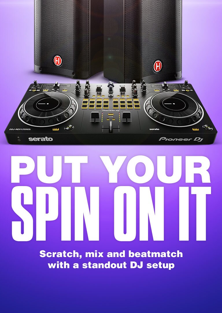Put Your Spin On It. Scratch, mix and beatmatch with a standout DJ setup