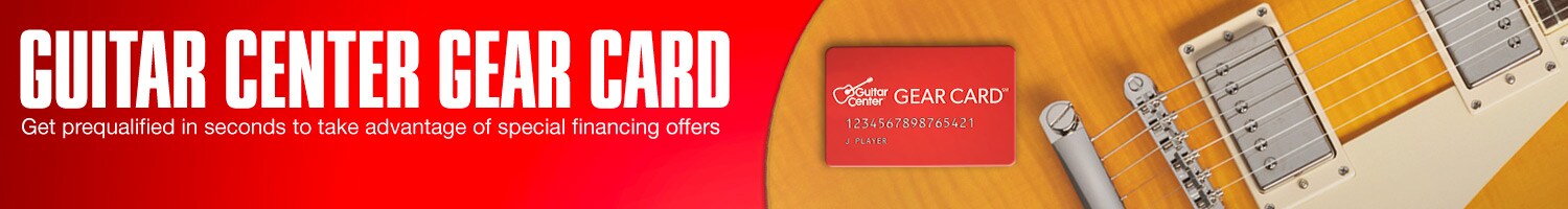 Guitar center gear card. Get prequalified in seconds to take advantage of special financing offers.