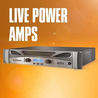 Live Power Amps.