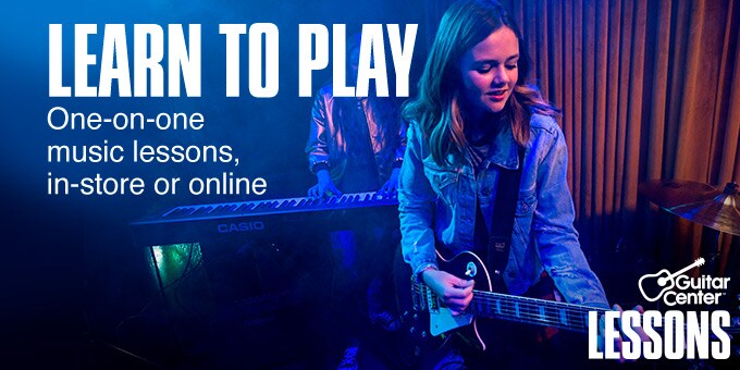 Learn to play. One on one music lessons in store or online. Guitar Center Lessons.