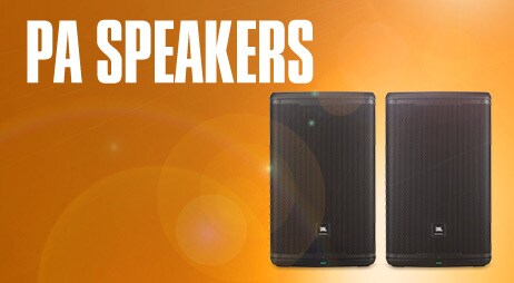 PA Speakers.