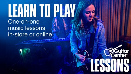 Learn to play. One on one music lessons in store or online. Guitar Center Lessons.