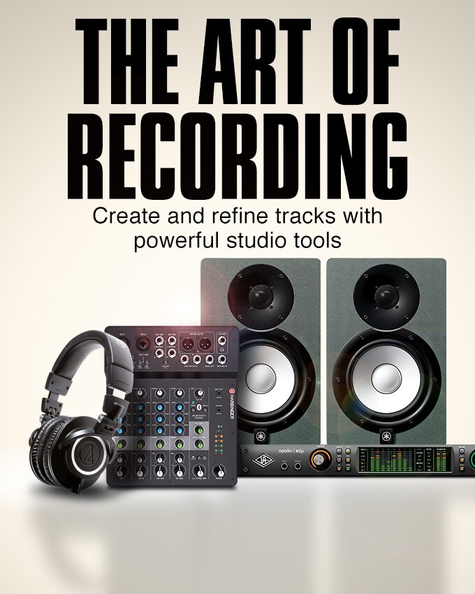 The Art of Recording. Create and refine tracks with powerful studio tools