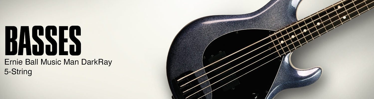 Basses. Ernie Ball Music Man DarkRay 5-String.
