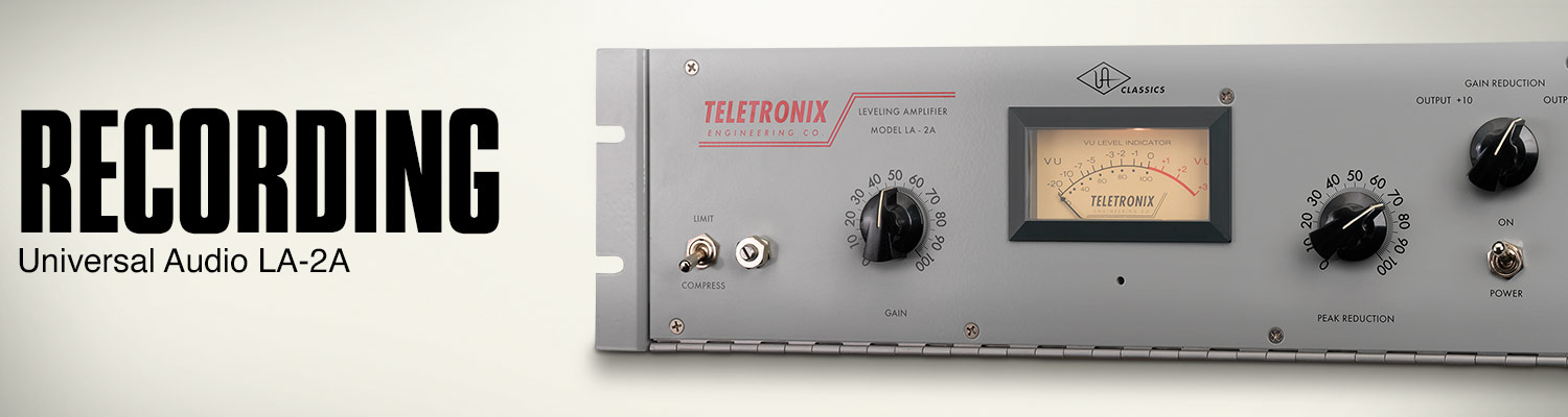 Recording. Universal Audio LA-2A.