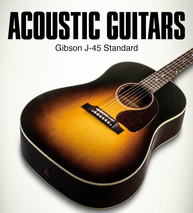 Acoustic Guitars. Gibson J-45 Standard