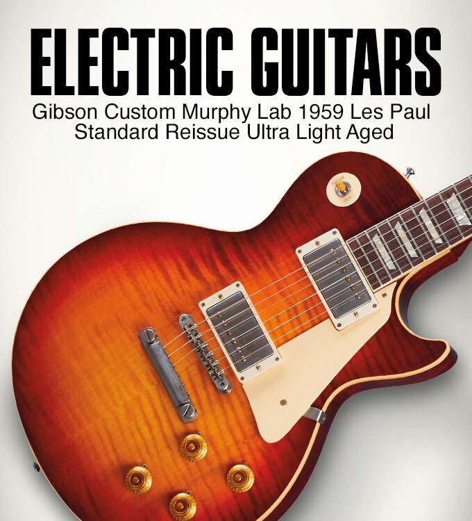 Electric Guitars. Gibson Custom Murphy Lab 1959 Les Paul Standard Reissue Ultra Light Aged.