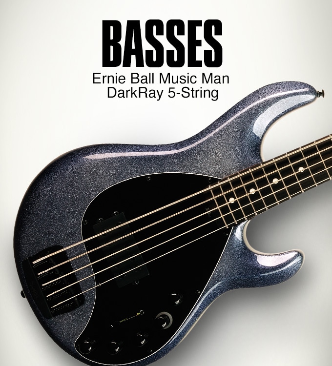 Basses. Ernie Ball Music Man DarkRay 5-String.