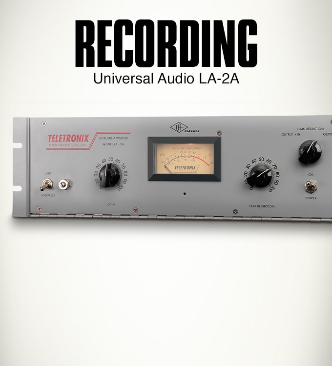 Recording. Universal Audio LA-2A.