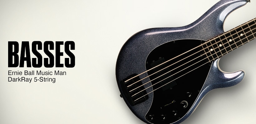 Basses. Ernie Ball Music Man DarkRay 5-String.
