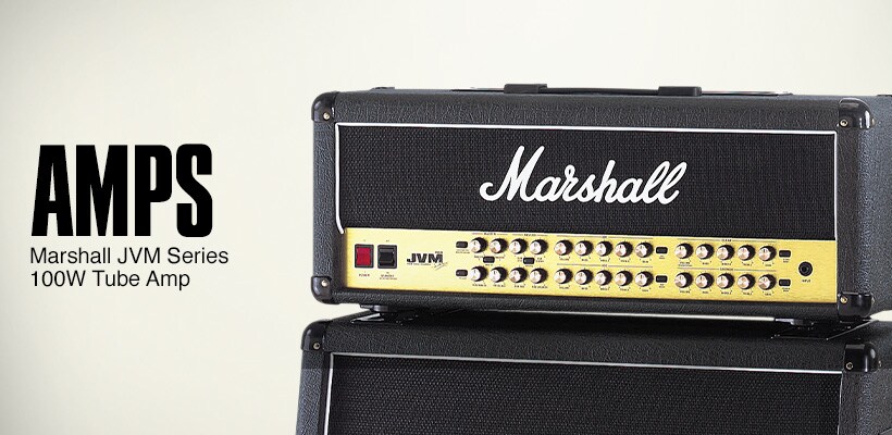 Amps. Marshall JVM Series 100 watts Tube Amp.