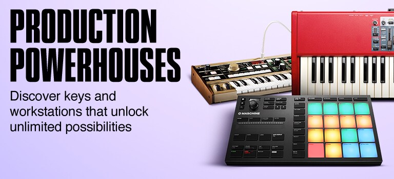 Production Powerhouses. Discover keys and workstations that unlock unlimited possibilities.