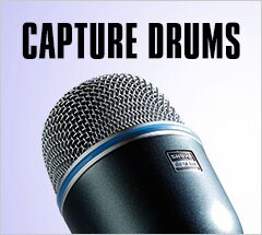 Capture drums.