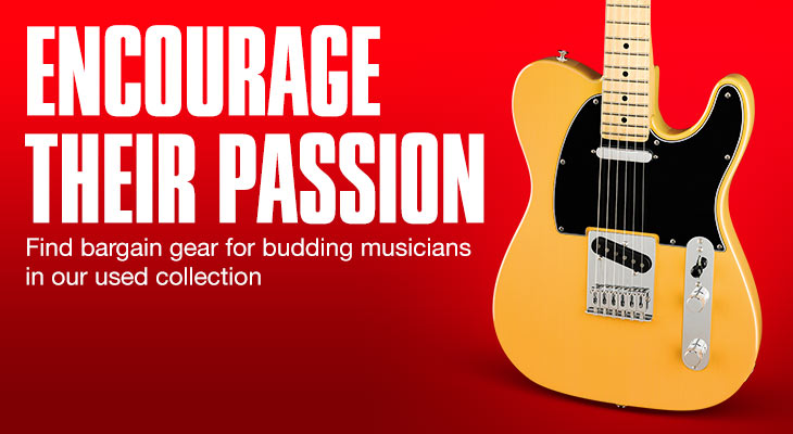 Encourage their passion. Find bargain gear for budding musicians in our used collection.