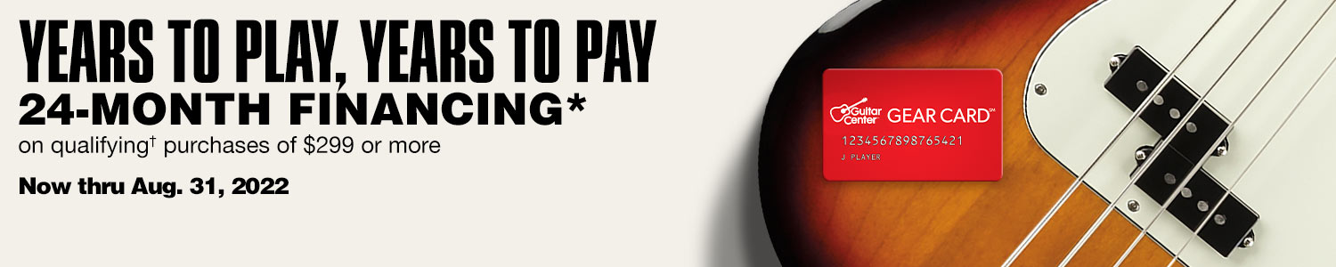 Years to play, years to pay. 24-Month financing* on qualifying* purchases of $299 or more. Now thru Aug.31, 2022.