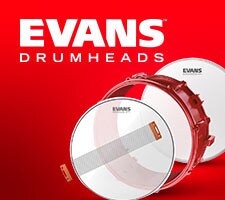 Evans drumheads.