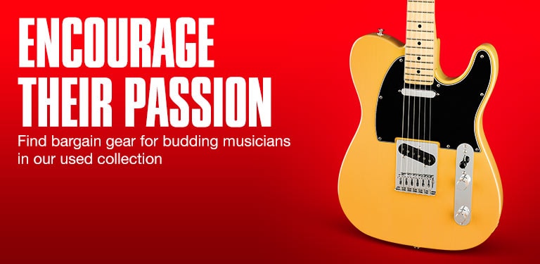 Encourage their passion. Find bargain gear for budding musicians in our used collection.