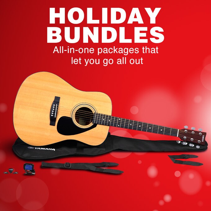 Holiday bundles. All in one packages that let you go all out.