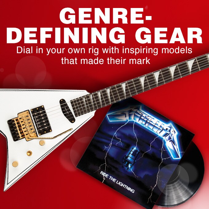 Genre defining gear. Dial in your own rig with inspiring models that made their mark