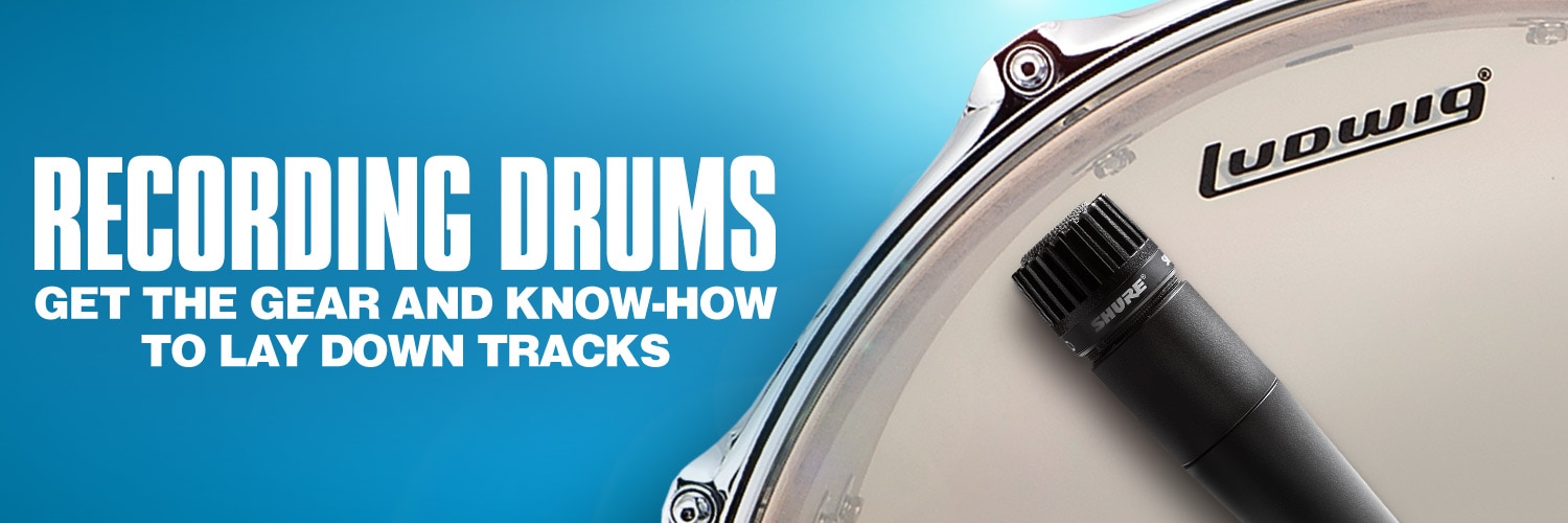 Recording Drums. Get the gear and know how to lay down tracks.
