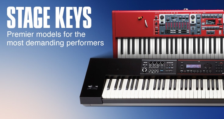Stage Keys. Premier models for the most demanding performers.