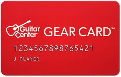 Gear Card Guitar Center