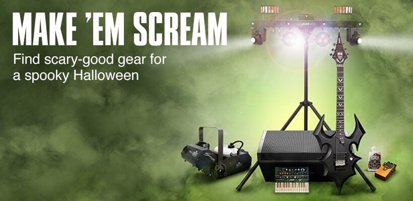 Make 'em scream. Find scary-good gear for a spooky halloween.